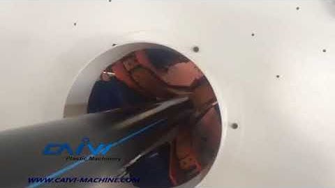 High speed PE pipe production line