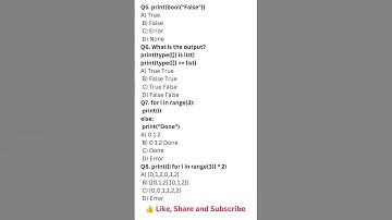 Top 10 Toughest Python MCQs with Answers #ugcnet #gate #python#shorts#youtubeshorts#computerscience