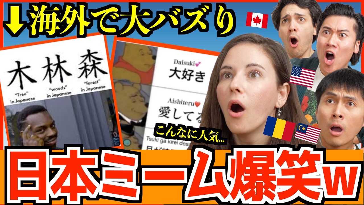 【海外の反応】海外で大バズり「日本ミーム（ネットのネタ）」爆笑連発…日本語/アニメあるある