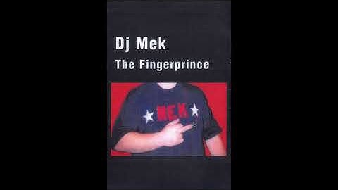 DJ Mekalek - The Fingerprince (1999) 90s Underground Real Hip Hop Mixtape Mix CD - Time Machine R.I.