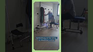 Vorbereitung zum Gehen im häuslichen Umfeld #bobath #neurorehab #viernheim