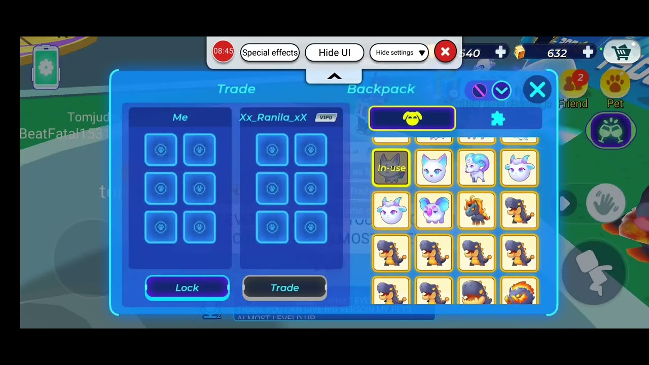 Trading With Xx_RanilaXx In Paradise Island Blockman Go 