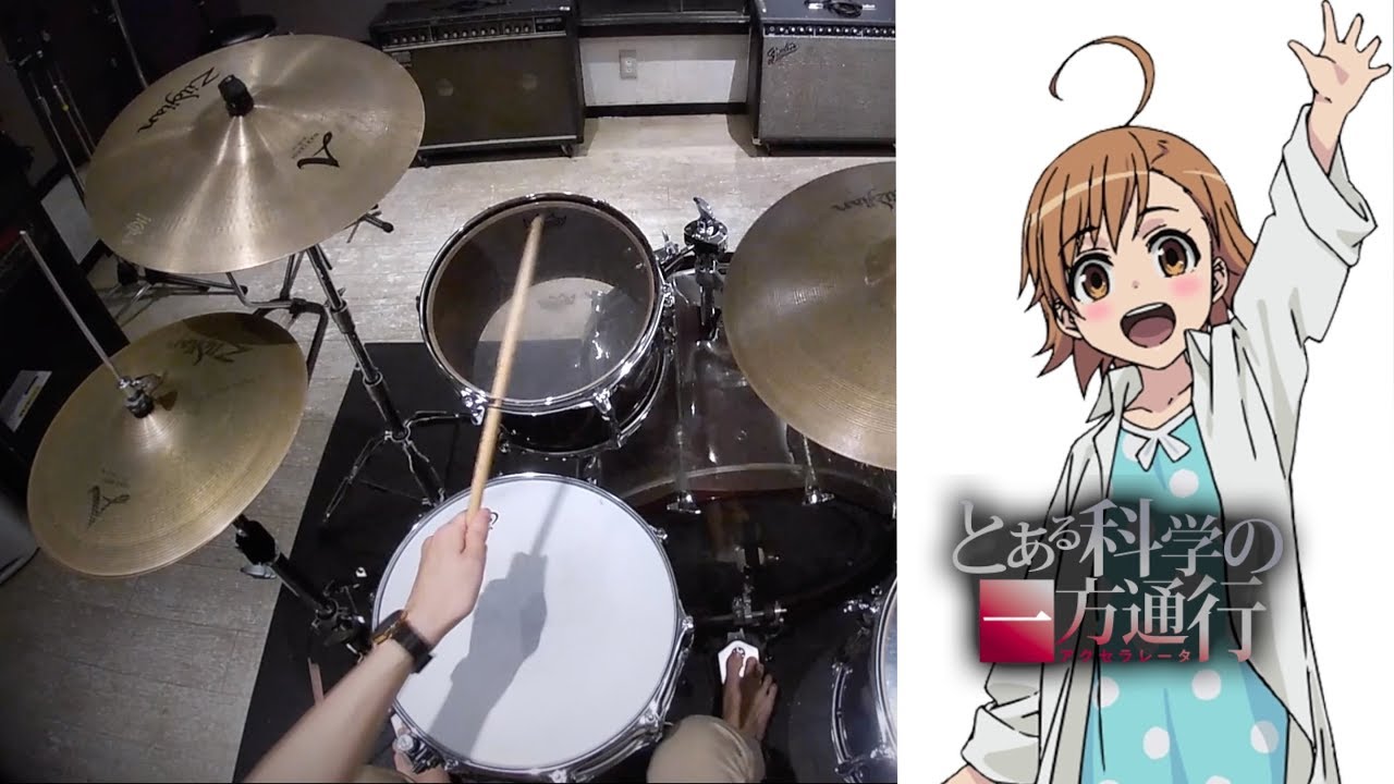 Sajou No Hana Parole Drum Cover とある科学の一方通行 Ed Youtube