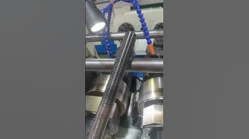 Automatic hydraulic thread rolling machine