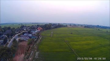 Smith Tri-Copter FPV : Test low sunlight FPV