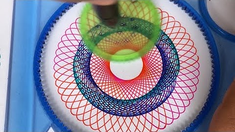 Spirograph design | Magic ruler | Big wisdom | #Spirograph #2024 #shortvideos #shorts #trending 