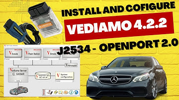 Install and config Vediamo 4 2 2 with Device J2534  Tactrix Openport2 0