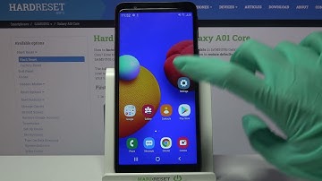 How to Set High Contrast Text in SAMSUNG Galaxy A01 Core – Manage Display Settings