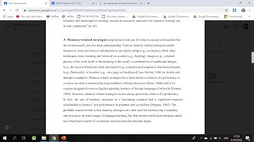 Six L2 Learning Strategies by Oxford 1990