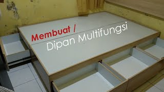 Membuat dipan dengan laci di bawahnya