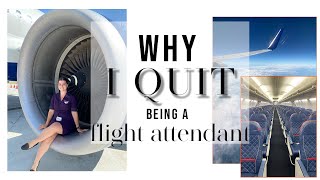 I QUIT being a flight attendant | my experience working for airlines