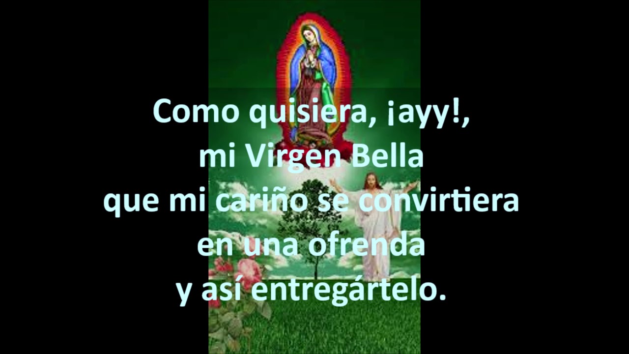 Mi virgen bella