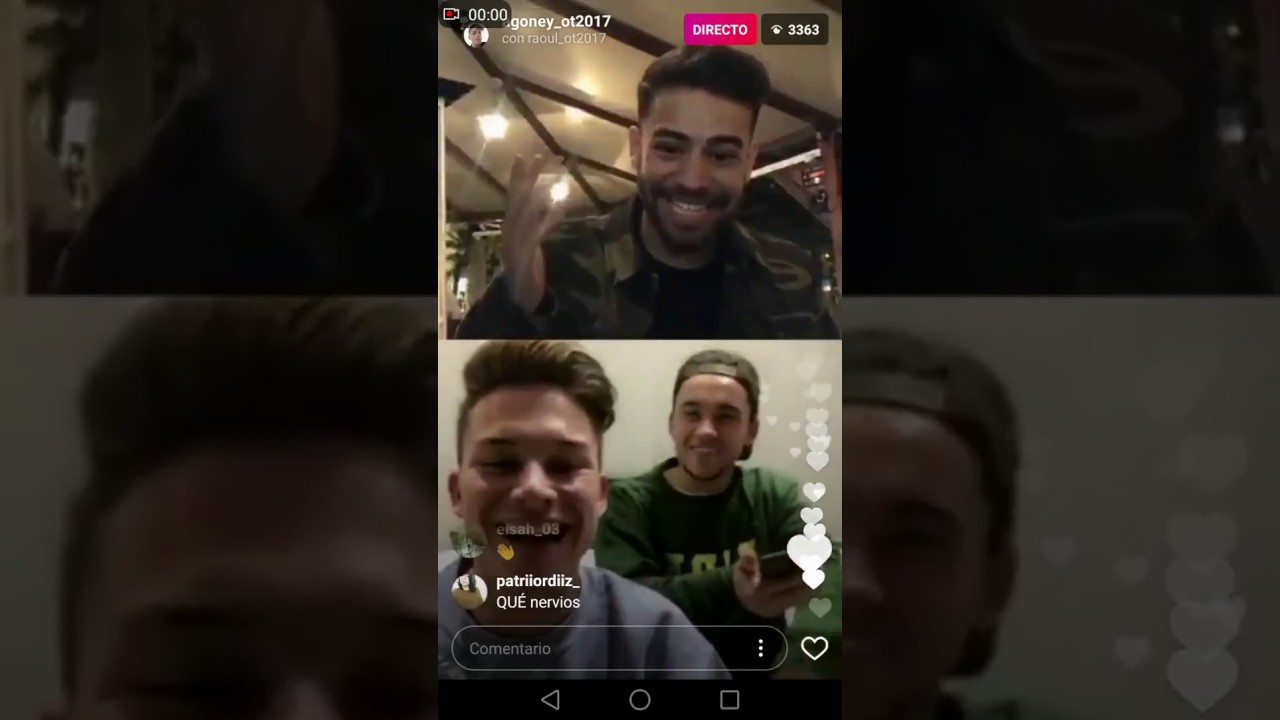 Raoul se une al directo de Agoney porque se entera del ''Pingüino Raoul'' 25-2-18 camera iphone 8 plus apk