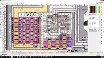 Reverse engineering a simple CMOS chip