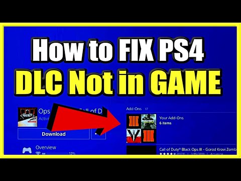 How to FIX PS4 DLC installed but not in Game & Install Add Ons (Fast Method!)