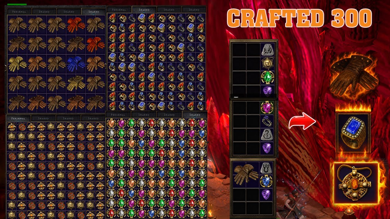 Diablo 2 Resurrected – Crafting 300 Caster Amulets, Rings & Gloves for ...