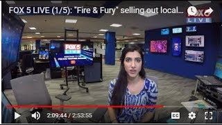 FOX 5 LIVE (1/5): "Fire & Fury" selling out locally; snow in Mass.; Officer Parrish laid to rest