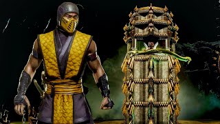 Bottomless Acid Towers Of Time Scorpion Vs Kano Mortal Kombat 11 - No Commentary
