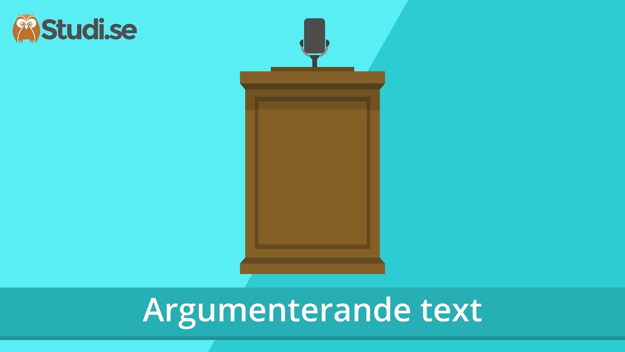 Argumenterande text (Svenska) - Studi.se