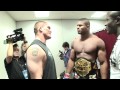 Alistair backstage after Todd fight - Dynamite!!
