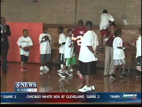 DeAngelo Hall and Ryan Kerrigan visit Albert Hill ...