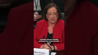 Justice Kagan pays tribute to Lindsey Graham during congressional hearing