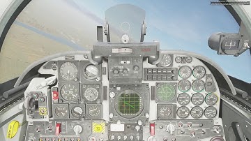 DCS World F-5E TACAN Approach