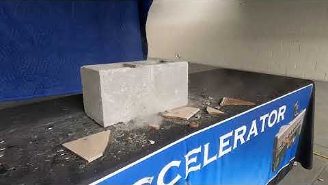 Coil Gun VS Floor Tiles and TV. More info at www.northshoresportsclub.com/coil-accelerator