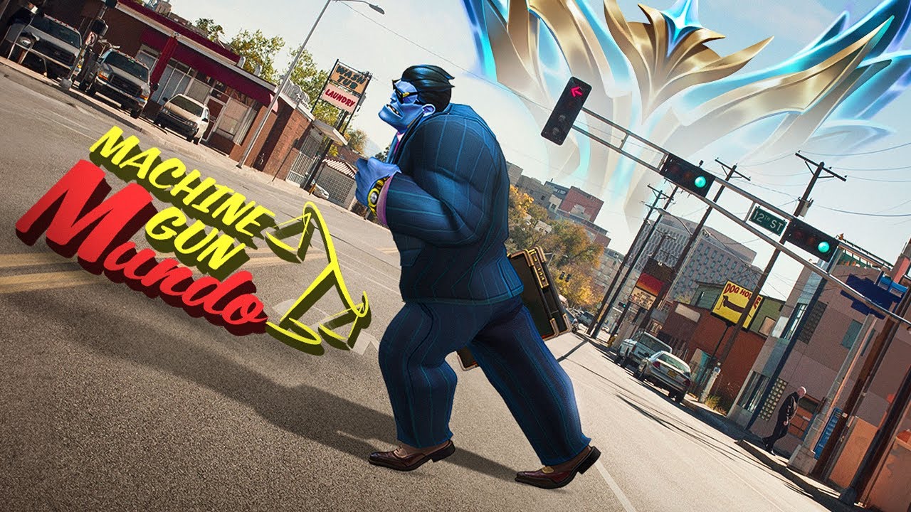 SPEEDRUNNING CHALLENGER WITH MACHINE GUN MUNDO