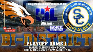 Sports Performance Eagles vs Buffaloes | Varsity Baseball | Bi-District Playoffs Game 1 | April 30, 2026