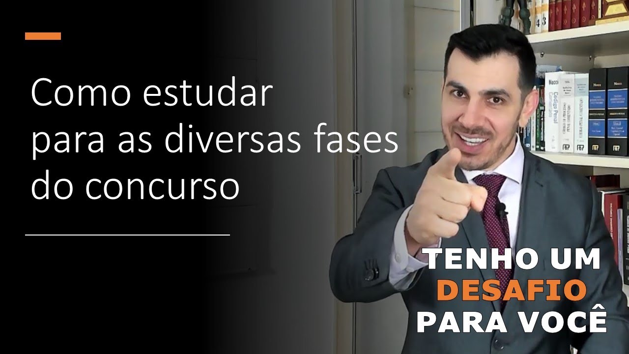 Como estudar para as diversas fases do concurso público