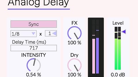 Ableton M4L Analog Delay 2.0 (.amxd file)