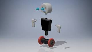 Pete the Robot toy by Trevon 2019 mrsgaska exploded view animation