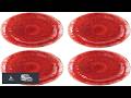 Supreme Housewares 4 Piece 6 Inch Melamine Dessert Plates Appetizer Dinner Plates Small