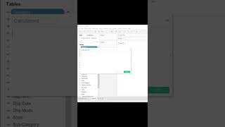 How to Create Calculated Fields in Tableau (3 ways) #shorts