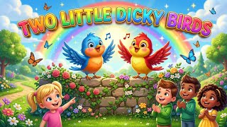 "🕊️🎶 Two Little Dicky Birds: The Ultimate Remix of Classic Nursery Rhymes for Kids!"