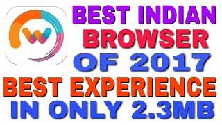 Best Indian Browser⏩Of 2017 Do Everything On Only⏩2.3Mb App😱(Must Watch) screenshot 5