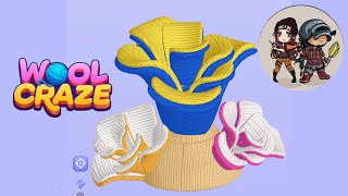 Wool Craze Puzzle level 21 Rose Bouquet Guide & Answers | Mobile Gameplay Walkthrough |