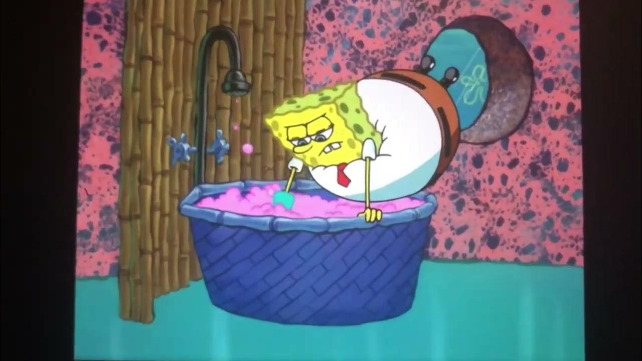 Spongebob Cleaning Squidward’s Bathtub for 25 Minutes YouTube