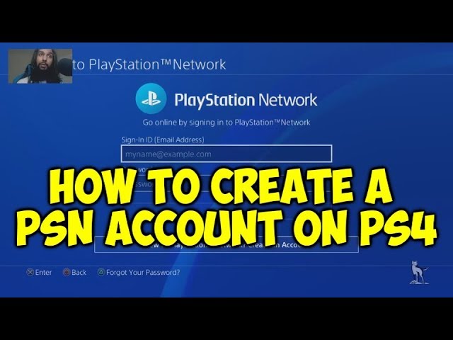 Tage en risiko Cirkel international How To Create A PSN Account On PS4 (Beginner Tutorial) - YouTube