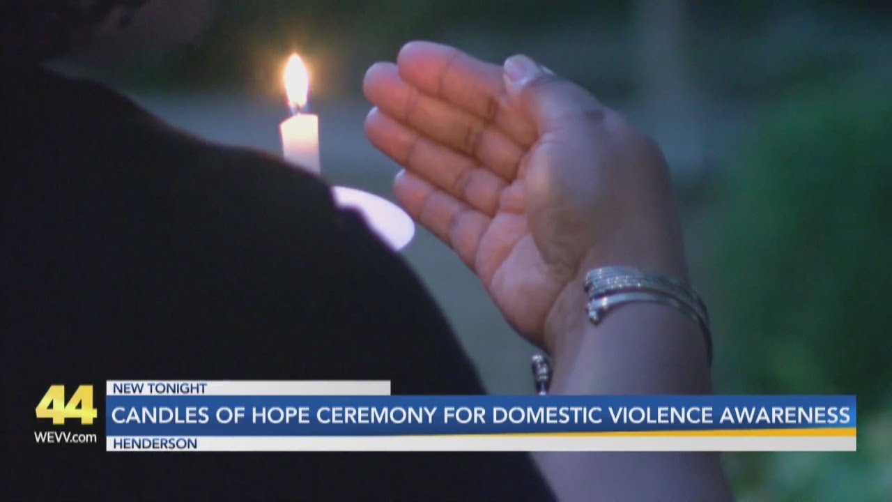 Candles Of Hope Ceremony For Domestic Violence Awareness YouTube