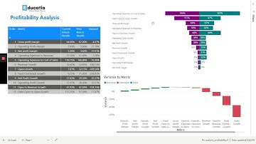 Power BI Demo - Financial Analysis - Profitability