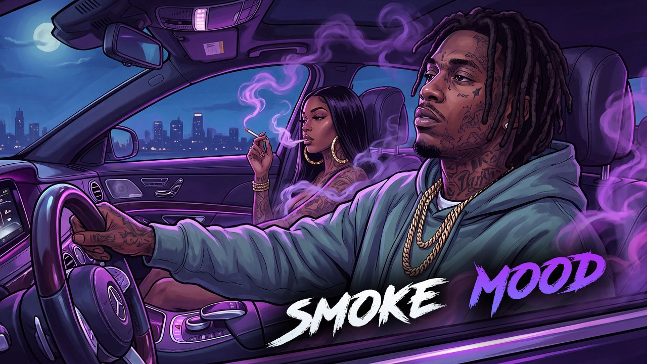 SMOKE & RIDE | Chill Trap Rap & Slowed Hip-Hop Playlist | Smoke & Moonlight | 1 Hours+