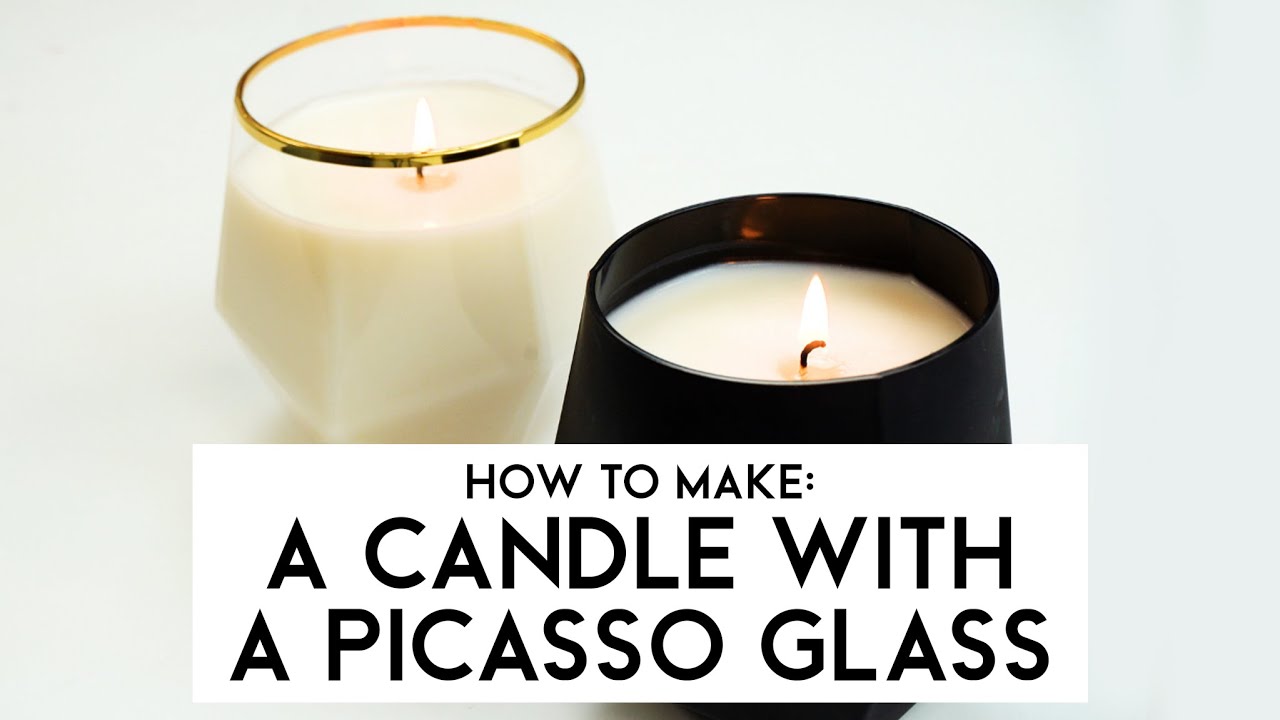 How To Make A Candle With Our Picasso Glasses 🕯️ Supplies For Candles