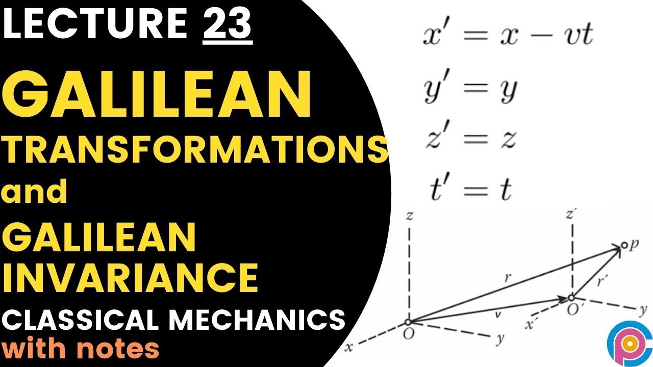 galilean transformation galilean invariance imran abid YouTube