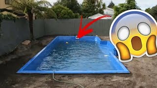 اسرع فيديو لبناء حوض سباحة على الاطلاق -  فيديو مسرع لبناء حوض سباحة