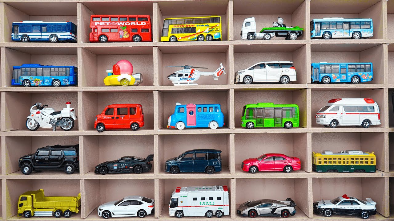 ミニカー30台以上☆ミニカーコレクション収納ケース - YouTube