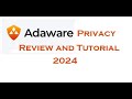 Adaware Privacy 2024 Review and Tutorial