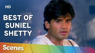 Suniel Shetty best scenes from Takkar - Sonali Bendre | Naseeruddin Shah - 90&#39;s Hit Movie