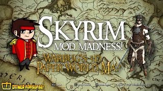 Skyrim Mod Madness - Warburg's 3d Paper World Map!